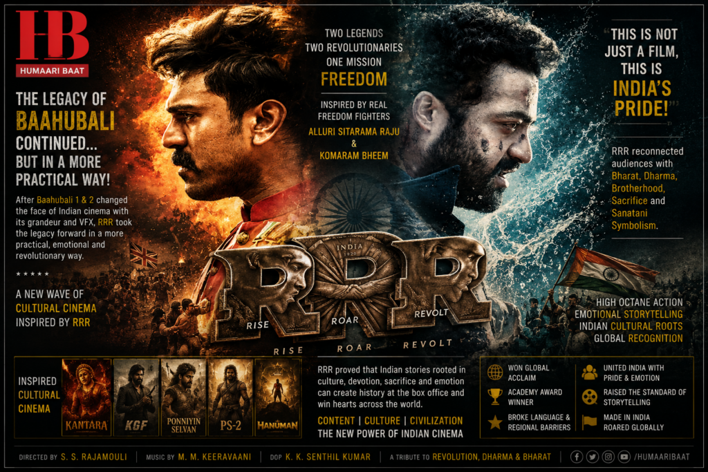 RRR — The Legacy of Baahubali: The Beginning Continued in a More Practical and Revolutionary Way