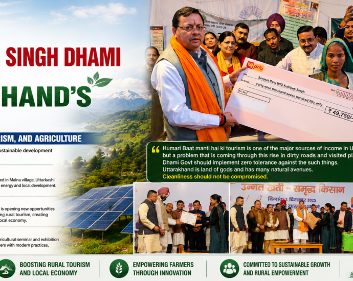 Uttarakhand’s Growth Through Green Energy, Tourism, and Agriculture