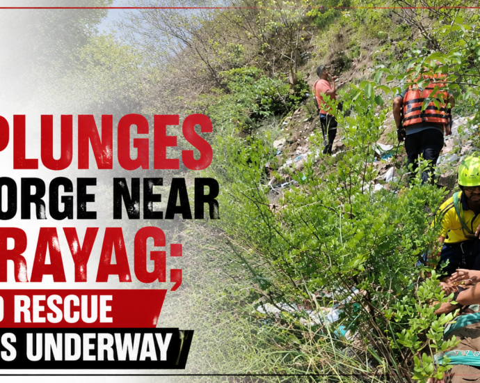 bus fell into Gorge in Dehradun